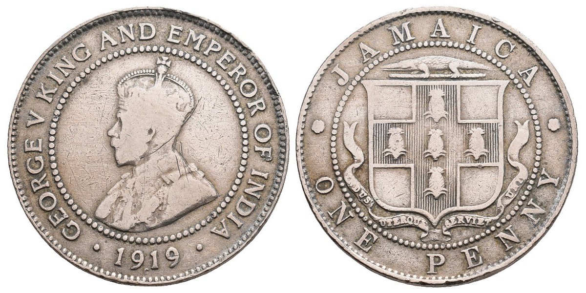 Jamaica. 1/2 penny. 1919