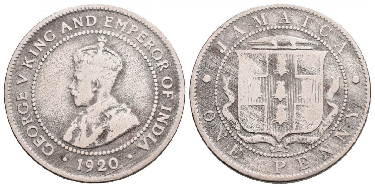 Jamaica. 1/2 penny. 1920