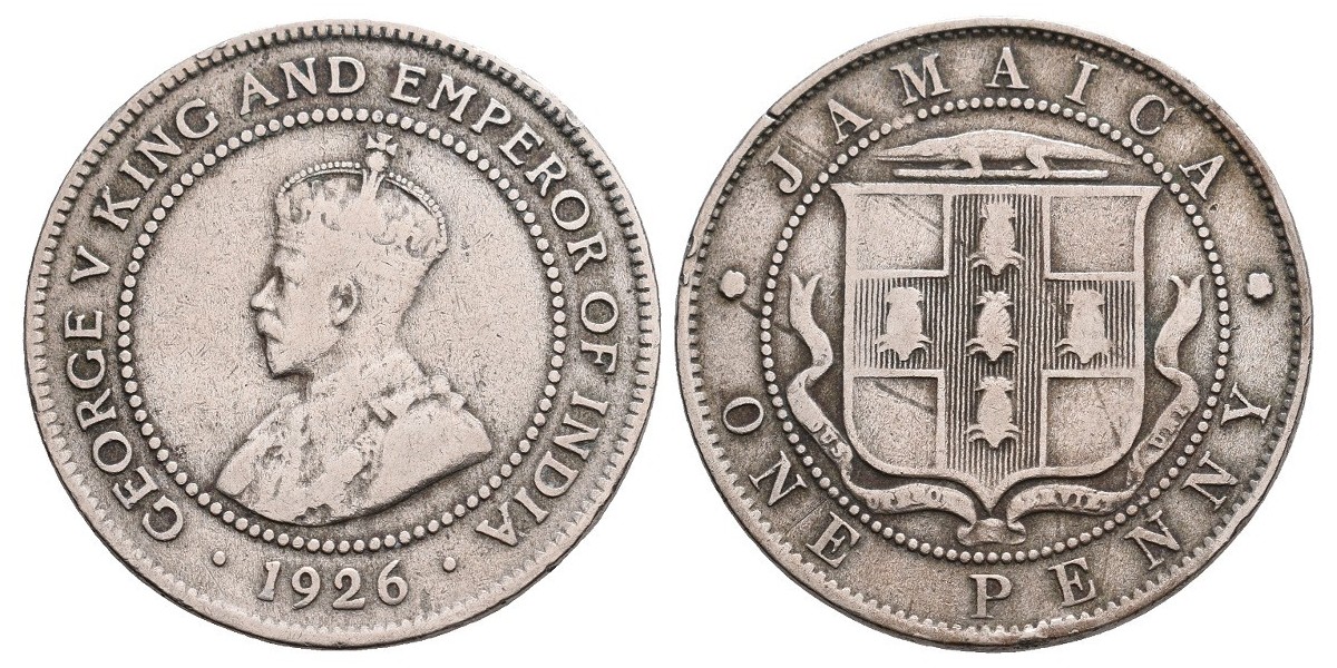 Jamaica. 1/2 penny. 1926