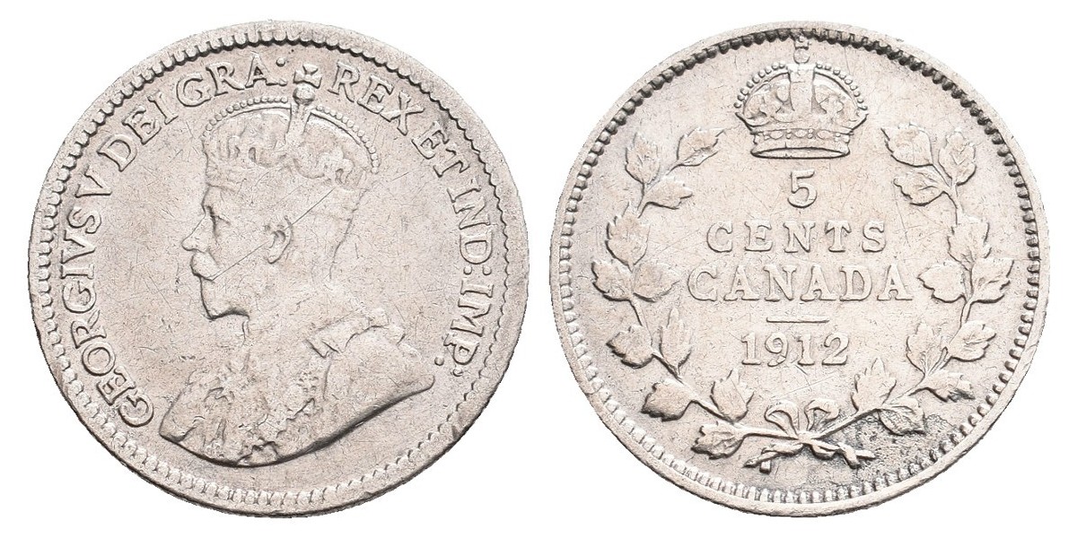 Canadá. 5 cents. 1912