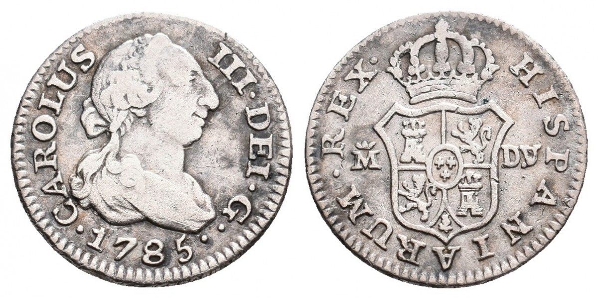 Carlos III. 1/2 real. 1785