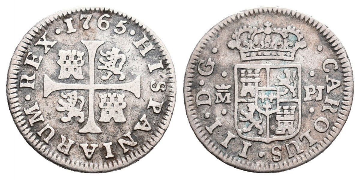 Carlos III. 1/2 real. 1765