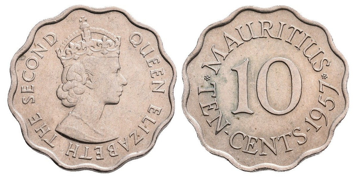 Mauricio. 10 cents. 1957