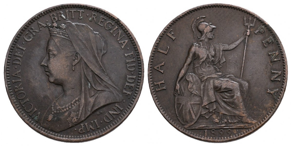 Gran Bretaña. 1/2 penny. 1899