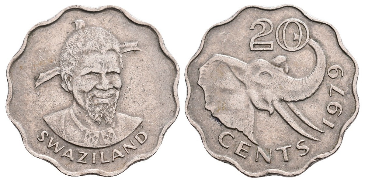 Swaziland. 20 cents. 1979