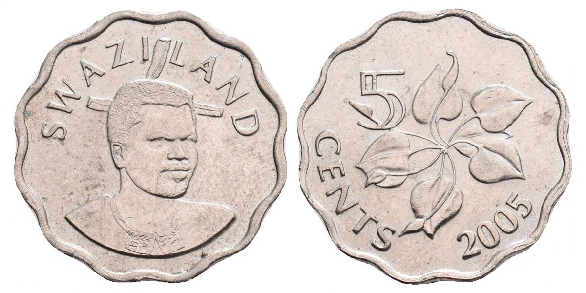 Swaziland. 5 cents. 2005
