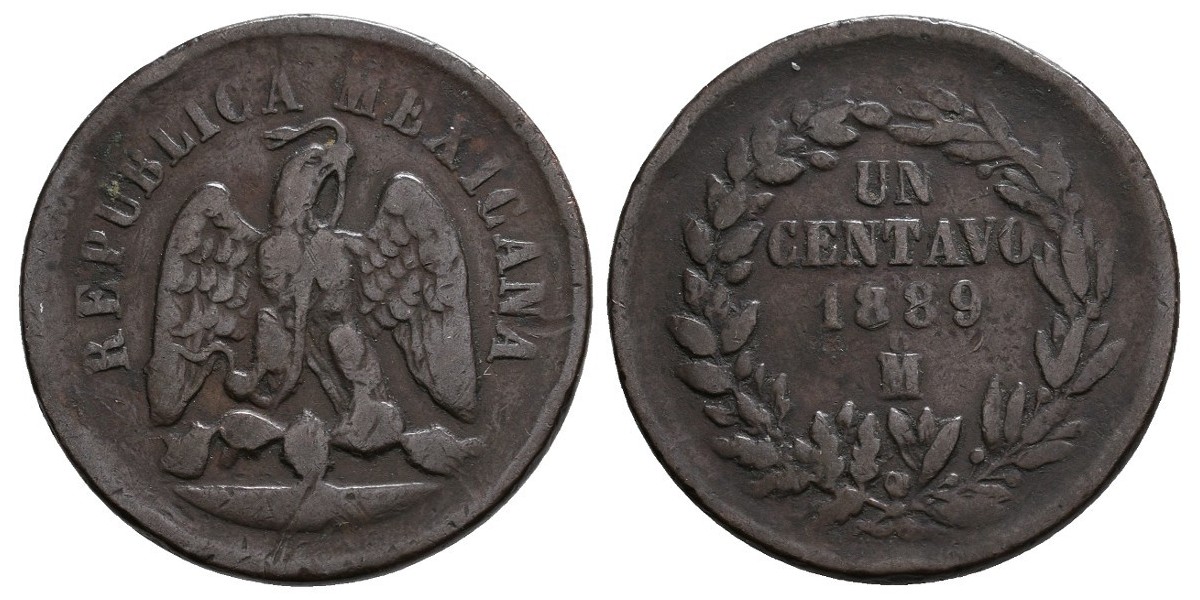 Méjico. 1 centavo. 1889