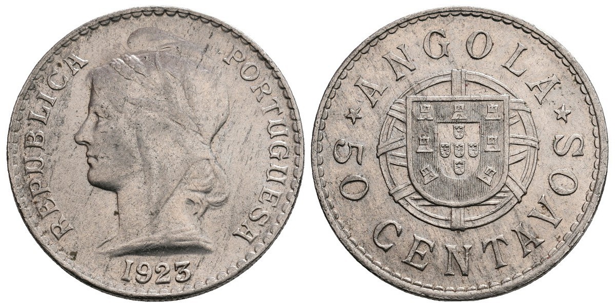 Angola. 50 centavos. 1923