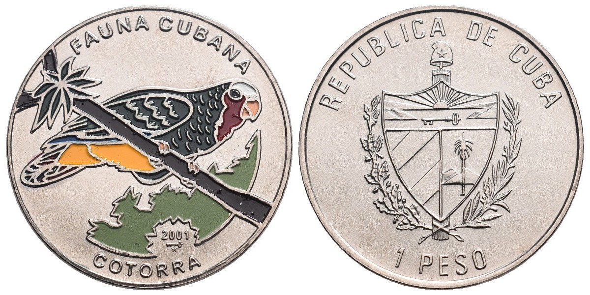 Cuba. 1 peso. 2001