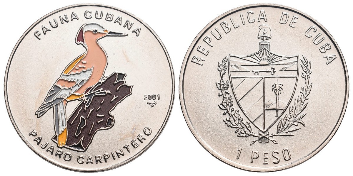 Cuba. 1 peso. 2001