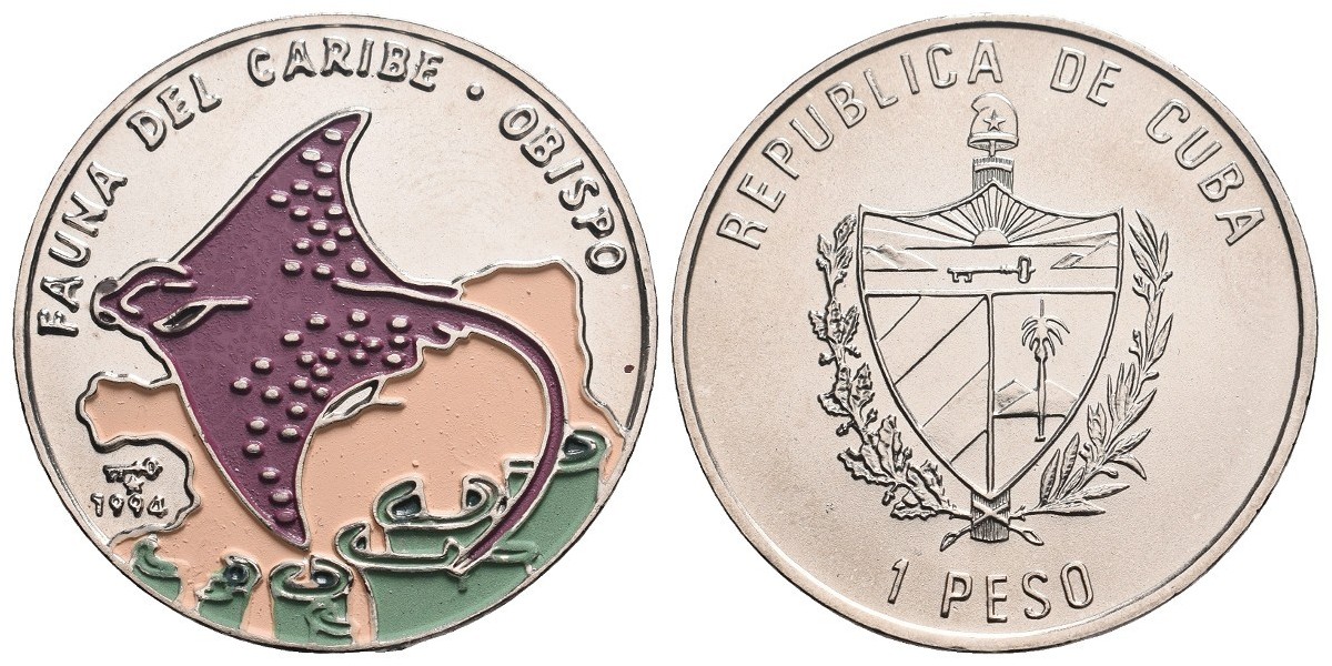 Cuba. 1 peso. 1994