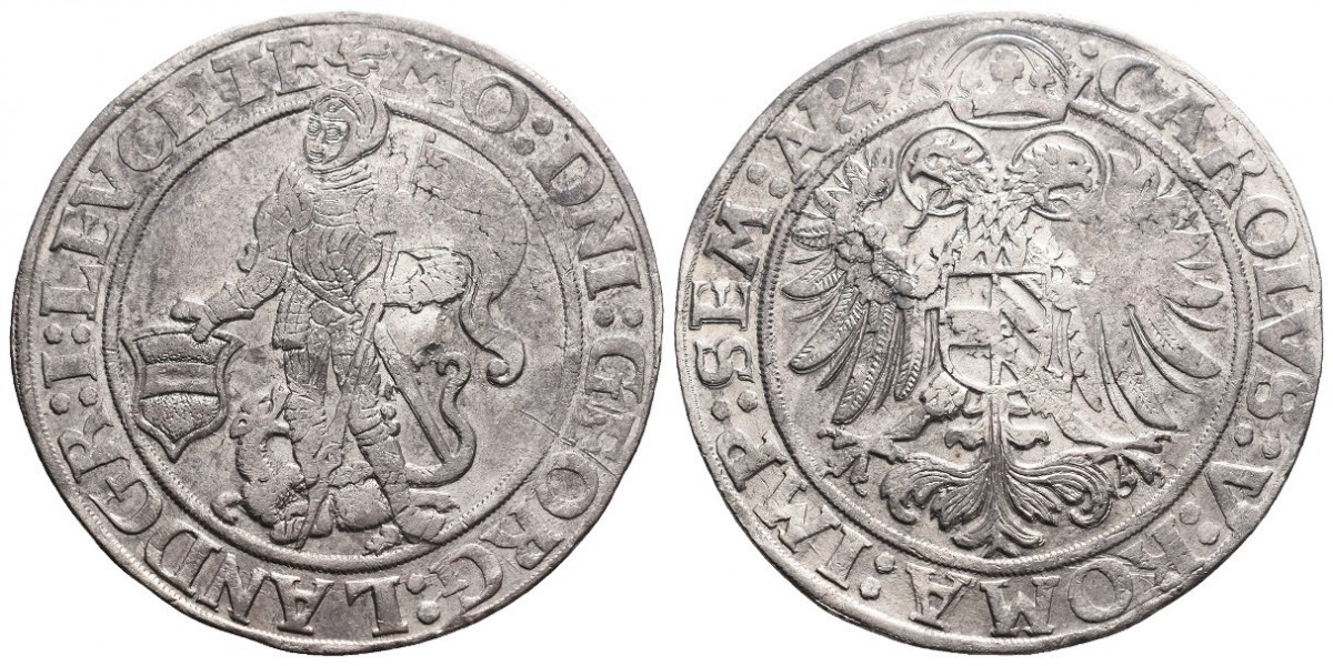 Carlos V. Taler. 1547
