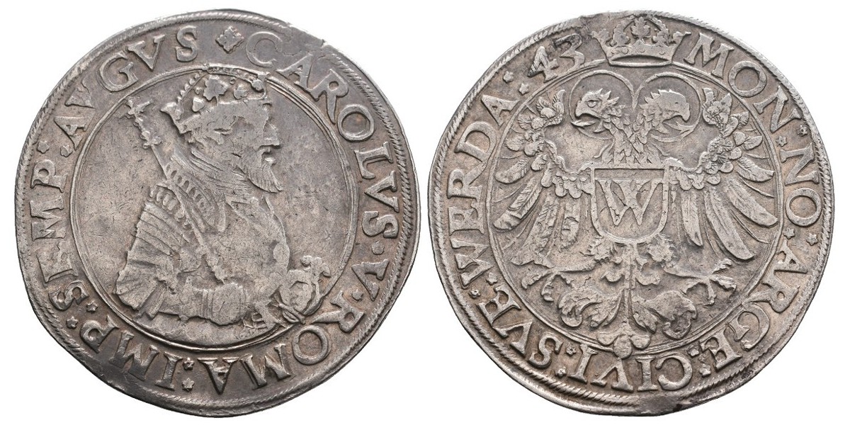 Carlos V. Escudo. 1543