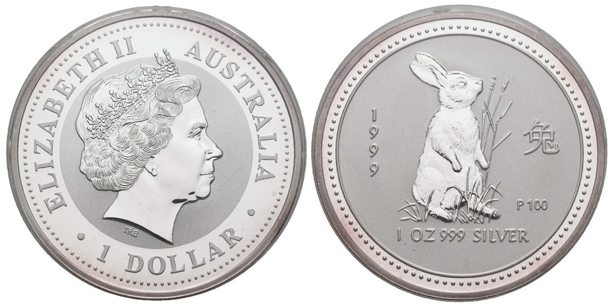 Australia. 1 dollar. 1999