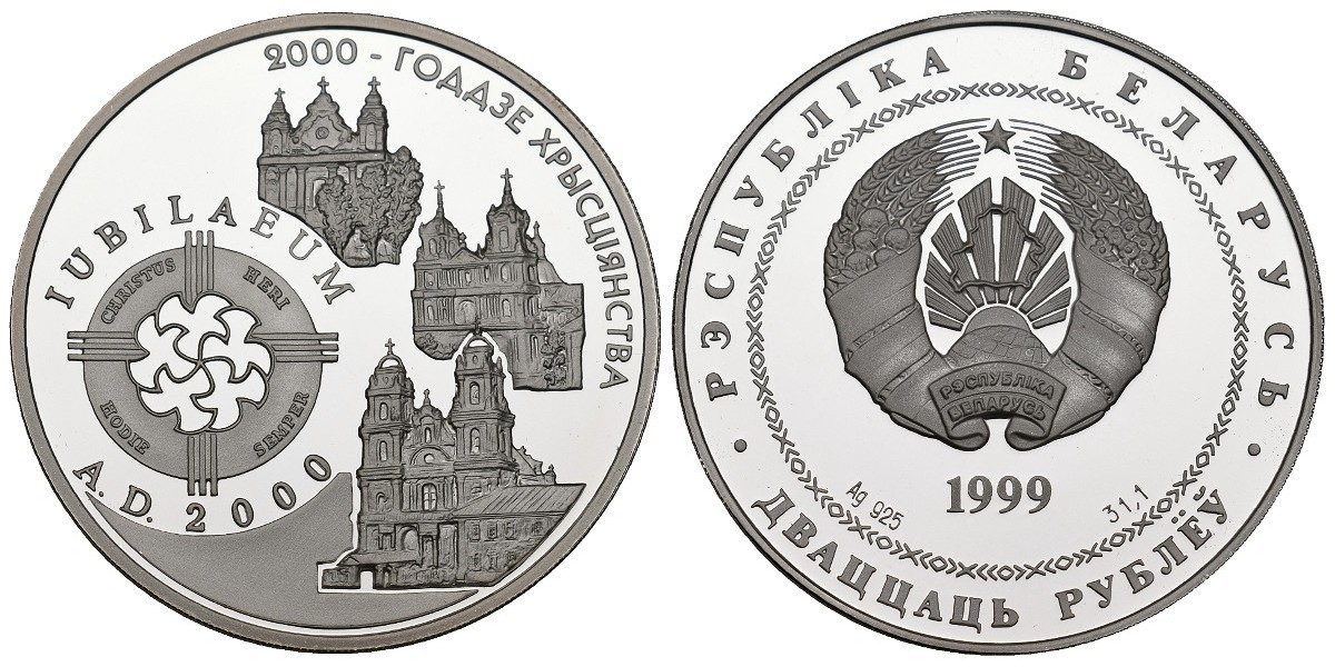 Bielorusia. 20 rubles. 2000