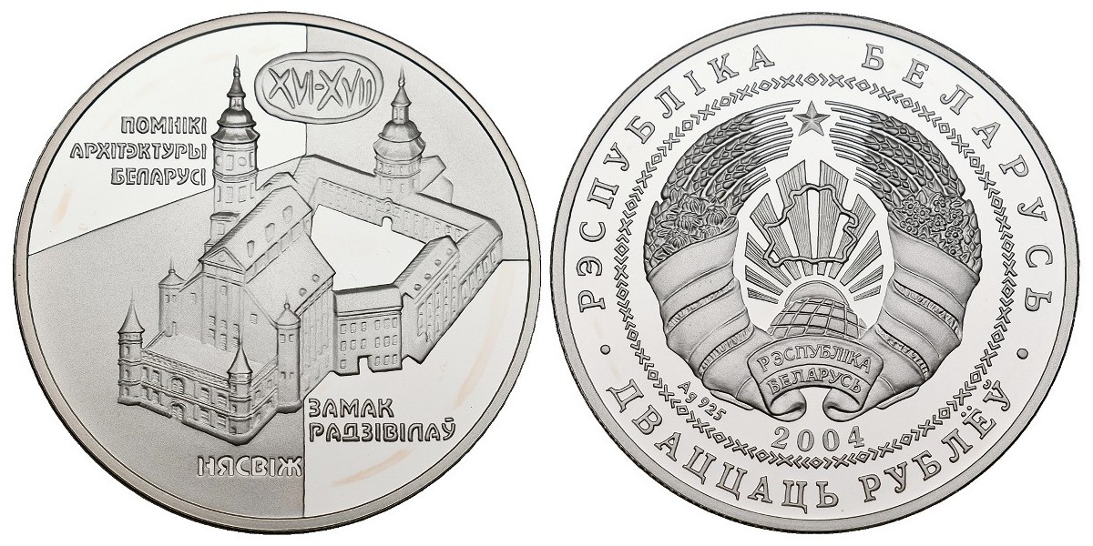 Bielorusia. 20 rublos. 2004