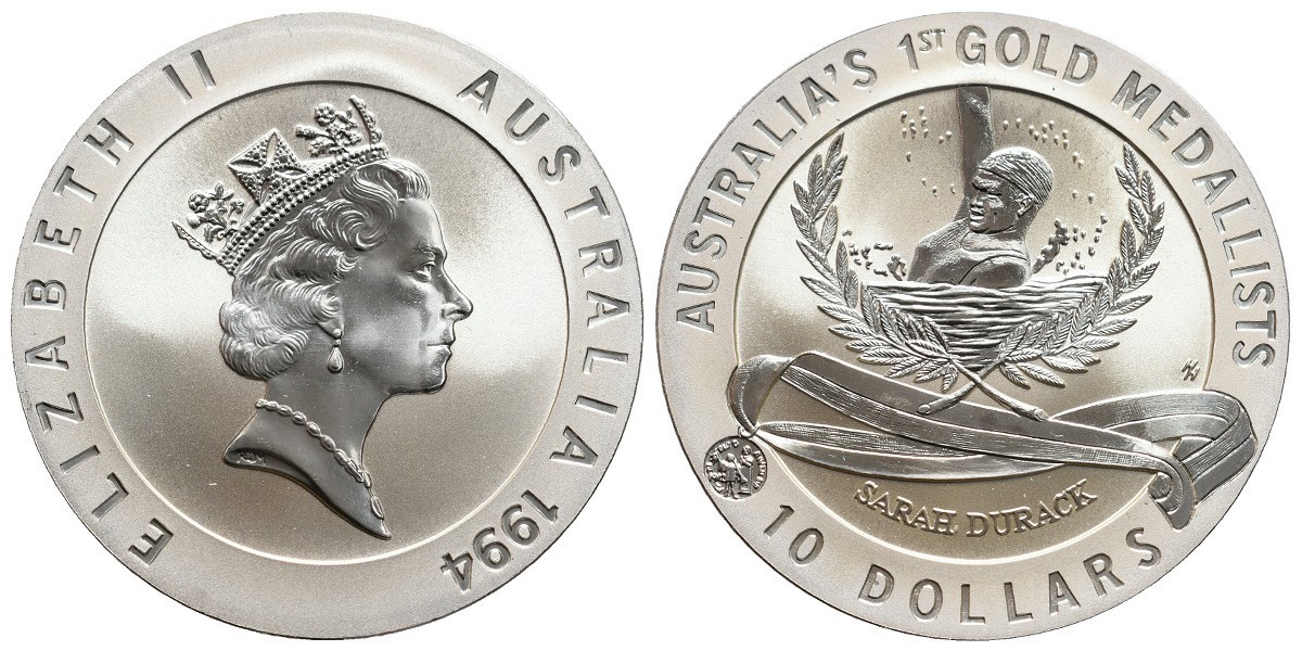 Australia. 10 dollars. 1994