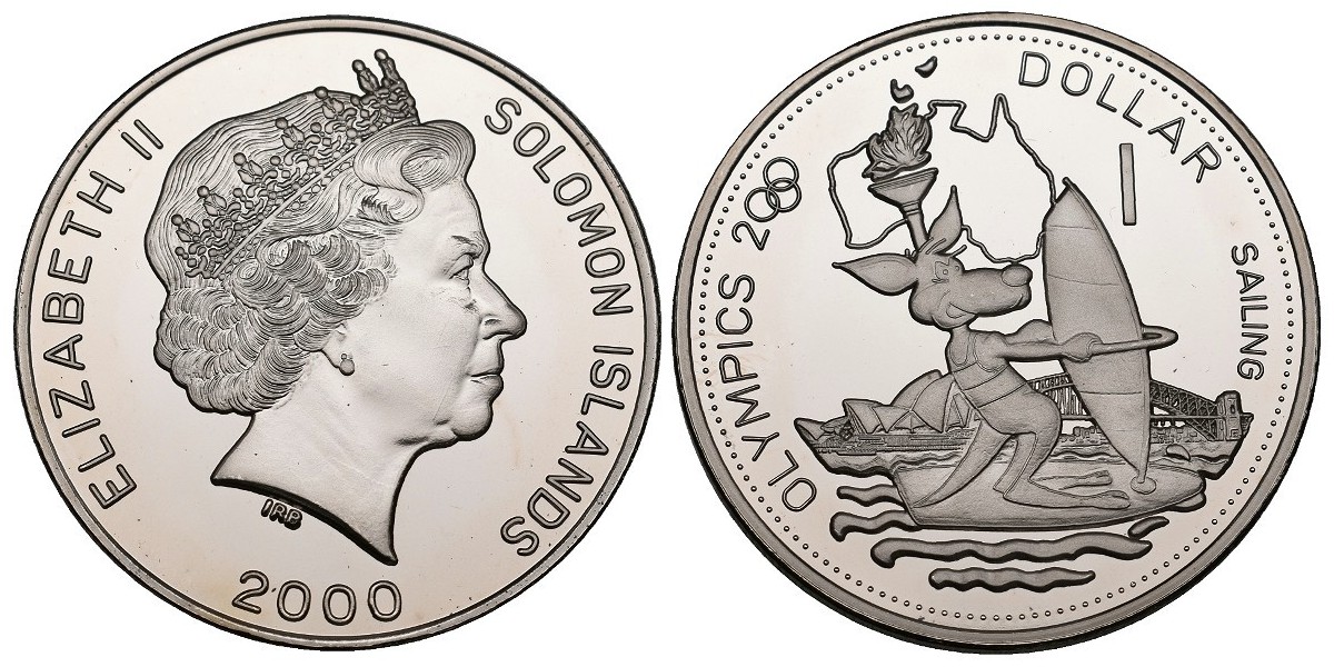 Islas Solomon. 1 dollar. 2000