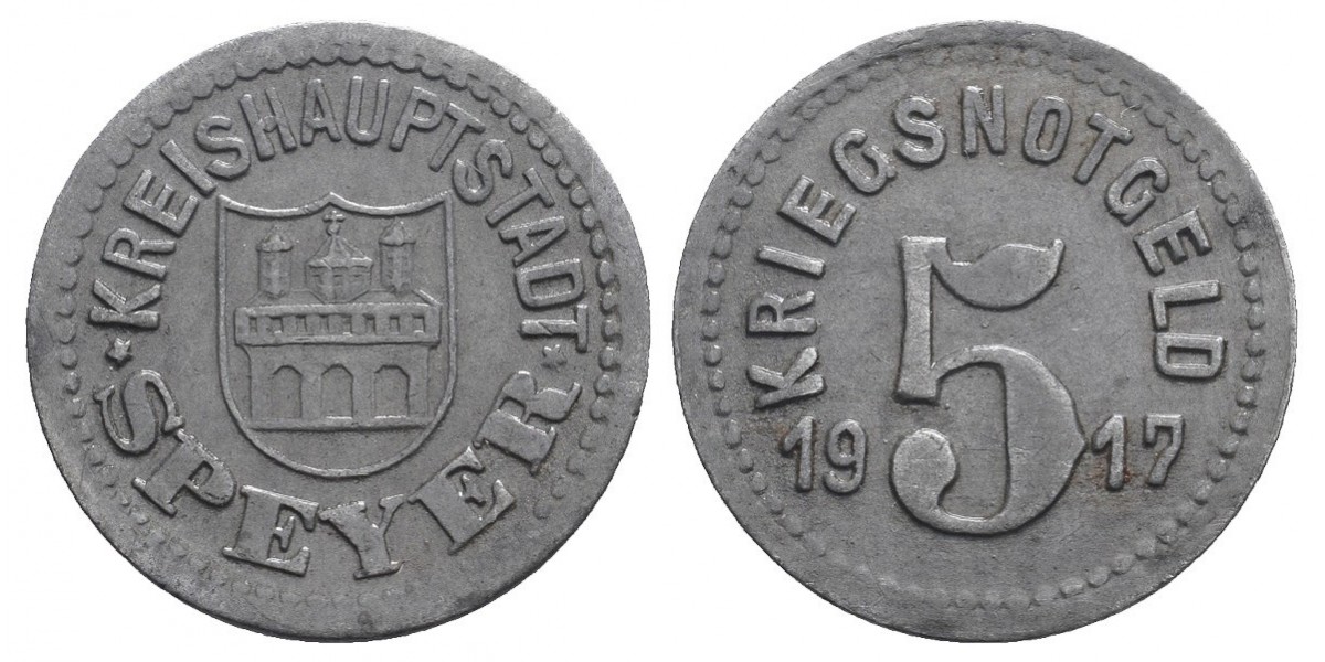 Speyer. 5 pfennig. 1917