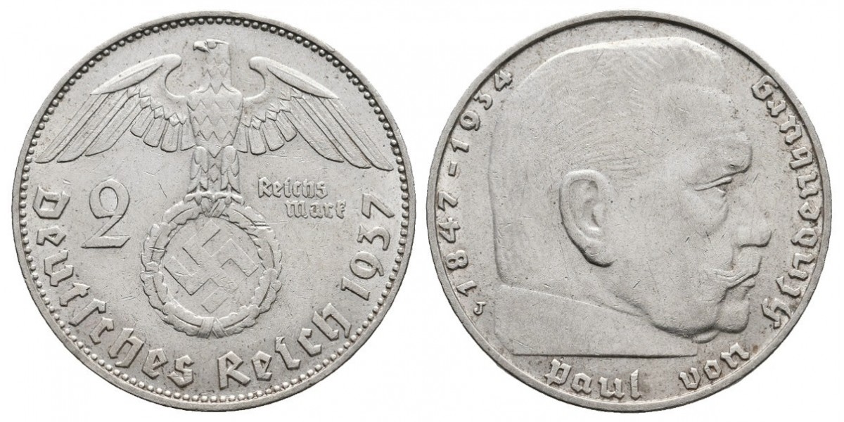 Alemania. 2 mark. 1937 J