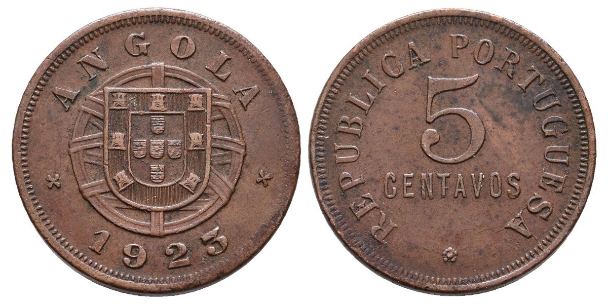 Angola. 5 centavos. 1923