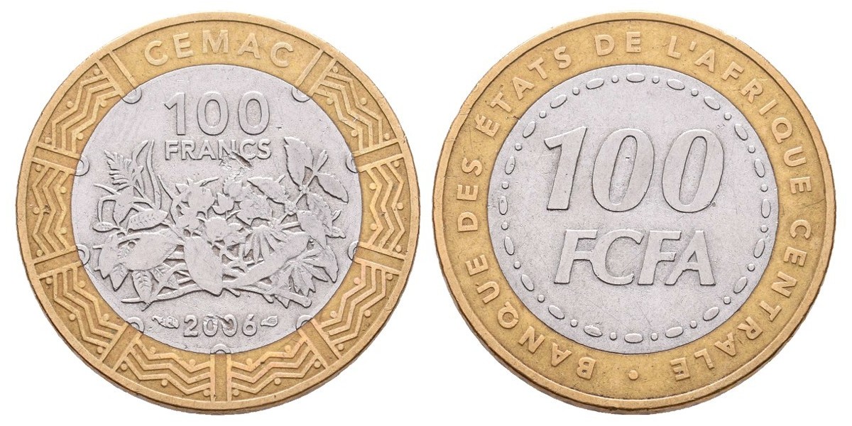 Central Afr. States. 100 francs. 2006
