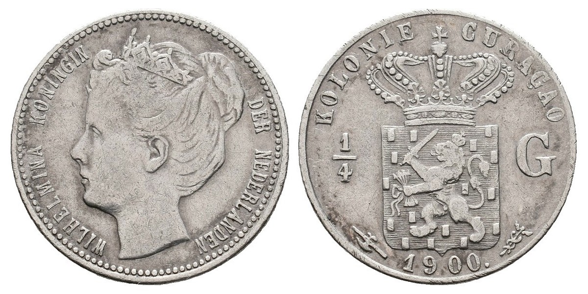 Curacao. 1/4 gulden. 1900
