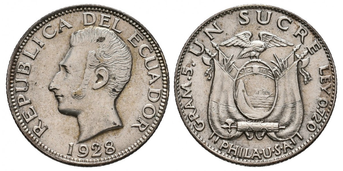 Ecuador. 1 sucre. 1928